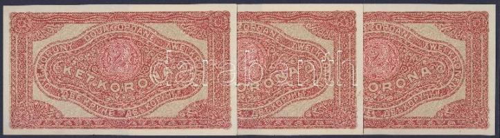 1920. 2K (3x) egymás utáni sorszámmal T:I(apró folt az egyiken)