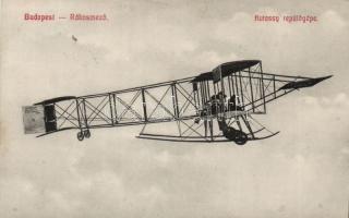 Budapest XV. Rákosmező Kutassy repülőgépe ´hadirepülő kiállítás´ So.Stpl