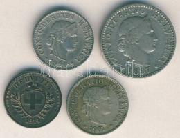 Svájc 1897B. 20R + 1906. 5R + 1907. 5R + 1914. 1R T:2,2-,3 ph.