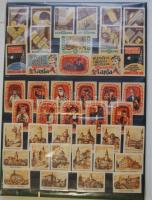 489 db klf csehszlovák gyufacímke a 60-as évekből A/4-es 8 lapos berakóban