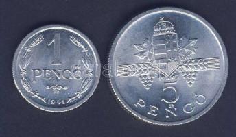 1941. 1P Alu + 1945. 5P Alu T:1