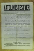 Régi nagyméretű missziós toborzó plakát 40x60cm