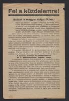 3 db háborús propaganda nyomtatvány