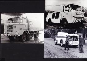 5 db klf fotó speciális BKV teherautókról