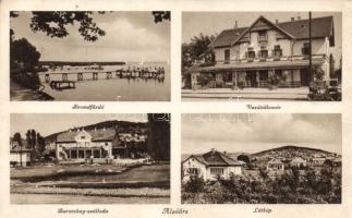 Alsóörs vasútállomással és a Baracskay-szállóval