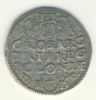 Lengyelország 1590. 3Gr "Sigismund III." Ag T:2-