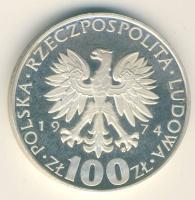 Lengyelország 1974. 100Zl Ag "Marie Curie" T:PP