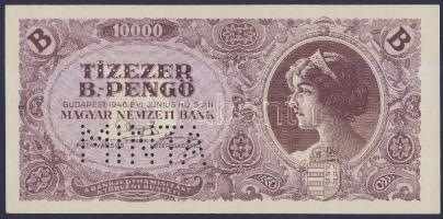 1946. 10.000BP (hamis) "MINTA" perforációval T:I