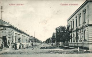 Szarvas Kossuth Lajos utca Farkas Soma üzletével (EK)