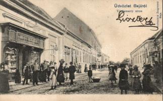 Baja Vörösmarty utca Rude Ignácz műórás-aranyműves üzletével