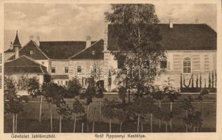 Jablánc Apponyi castle