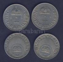 1926. 20f + 1938. 20f + 50f + 1940. 50f T:2-