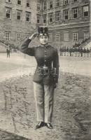 Vienna military barracks, female officer