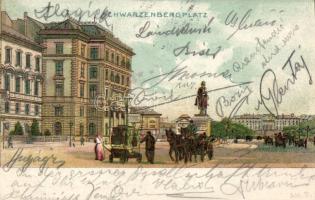 Vienna Schwarzenberg square litho