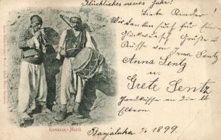 1899 Bosnian folklore, musicians (EB)