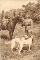 Military WWI cavalryman photo (EK)