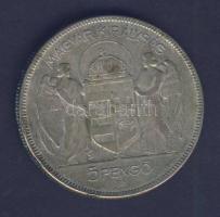 1930. 5P Ag "Horthy jobbra" T:3