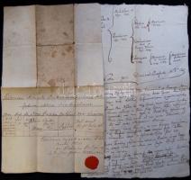 1787 Nyikos család leszármazási tábla születési kivonattal / Family history documents