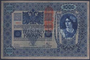 1902. 1000K függőleges Deutschösterreich fny-al T:III