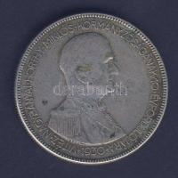1930. 5P Ag "Horthy jobbra" T:3