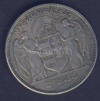 1930. 5P Ag "Horthy jobbra" T:3