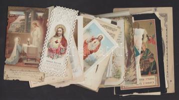 40 db szentkép sok lithoval
