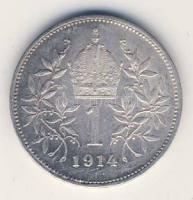 Ausztria 1914. 1K Ag T:3