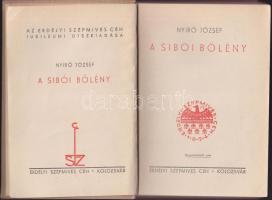 Nyirő József: A sibói bölény, Erdélyi Szépmíves Céh Kiadó, Kolozsvár - A kiadó 10 éves jubileumára kiadott díszkiadás, jó állapotban