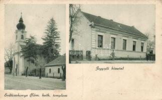 Csokonyavisonta (Erdőcsokonya) templom és jegyzői hivatal (EB)