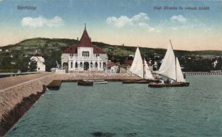 Révfülöp hajóállomás és csónak kikötő