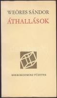 Weöres Sándor: Áthallások, Bp., 1977 Szépirodalmi kiadó. Dedikált első kiadás! (meghajtott borító)