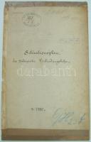 1879 Magyar Államvasutak A köbányai vasútállomás és környákánek vágányrajza. Kézzel rajzolt térkép  ...