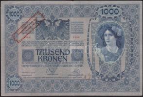 1902. 1000K "Ausgegeben nach dem 4. Oktober 1920." felülnyomással! T:III(kis beszakadás)