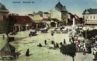 Szolnok Kossuth tér, vásár