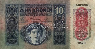 1913-1923. 20f (2x) + 50f + 1K (5x) különféle felülbélyegzésekkel + 2K (5x) 4klf típus + 10K (3x) ké...