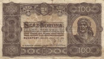 1913-1923. 20f (2x) + 50f + 1K (5x) különféle felülbélyegzésekkel + 2K (5x) 4klf típus + 10K (3x) ké...