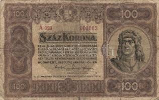 1913-1923. 20f (2x) + 50f + 1K (5x) különféle felülbélyegzésekkel + 2K (5x) 4klf típus + 10K (3x) ké...