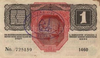 1913-1923. 20f (2x) + 50f + 1K (5x) különféle felülbélyegzésekkel + 2K (5x) 4klf típus + 10K (3x) ké...
