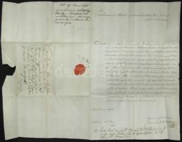 1750 Batthyány Lajos gróf saját kézzel aláírt, magyar nyelvű levele Padányi Bíró Márton veszprémi püspöknek, melyben kéri a bicskei plébános áthelyeztetését, mivel az a néppel rossz viszonyba került. Rohoncz - Veszprém / 1750 Letter of duke Lajos Batthyány to the bishop of Veszprem. Rohonc-Veszprem.