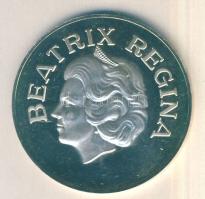 Hollandia 1980. "Beatrix királynő" Ag emlékérem 15,6g T:PP Díszdobozban!