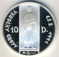 Andorra 1993. 10D Ag "ECU" T:PP