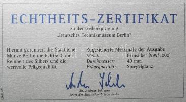 Németország "Berlini archívum" 12db klf Ag (999/1000) emlékérem (20g / d=40mm)híres berlin...