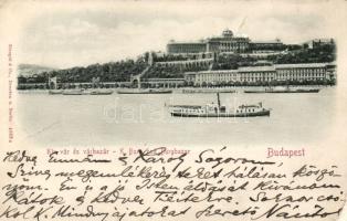 1899 Budapest I. Királyi Vár és Várbazár Emb. (EK)