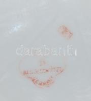 Hatalmas Zsolnay porcelán tétel: Rózsás, 12 személyes étkészlet hiányosan, de használhatóan. A meglé...