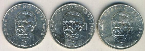 1994. 200Ft Ag "Deák" (3x) T:2