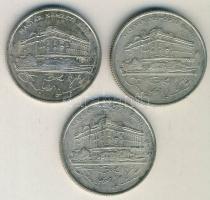 1993. 200Ft Ag (3x) "MNB" T:2-,3