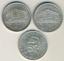 1992-94. 200Ft Ag (3x) "MNB és Deák" T:2-,3