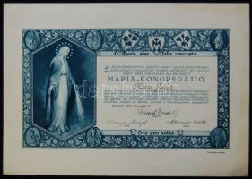 1932 Mária-Kongregációs emléklap