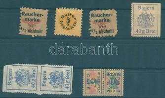 Németország 1945 klf. élelmiszerjegyek