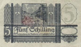 Ausztria 1927. 5Sch + 1945. 5Sch T:III-,III